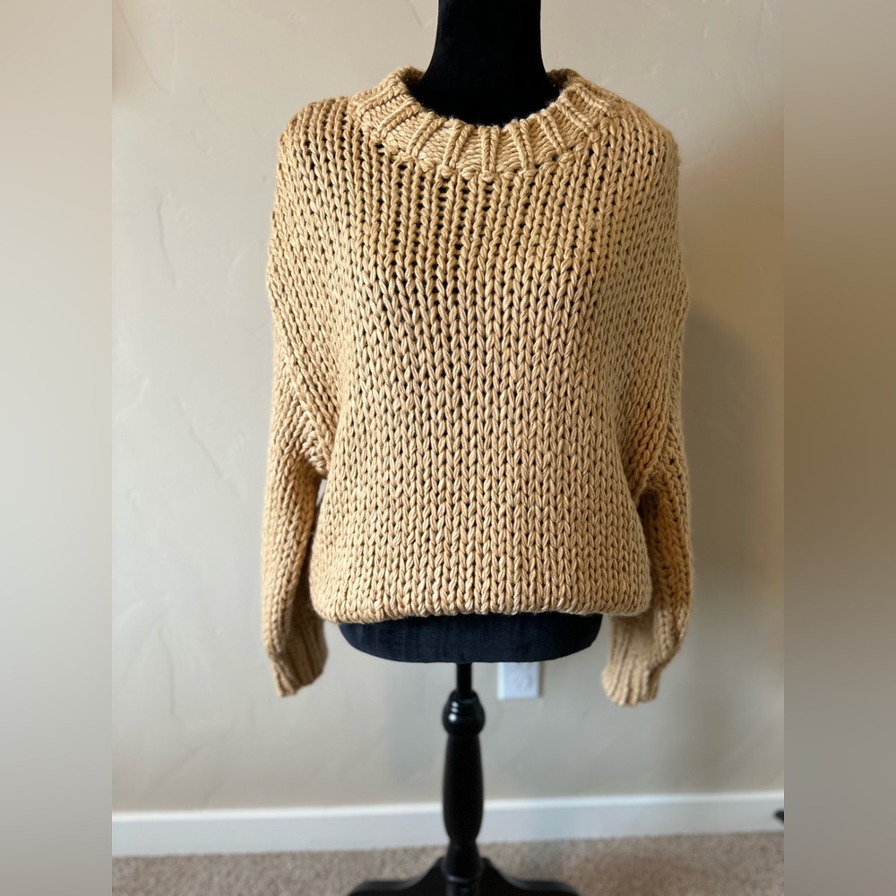 Little lies chunky marigold yellow sweater - Picture 2 of 4